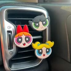 Aromatizador para Carro Meninas Super Poderosas (Cheirinho Automotivo e para Decoração) Acessórios Premium