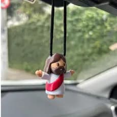 Aromatizador Automotivo Jesus (Cheirinho Difusor Decoração para Carro)