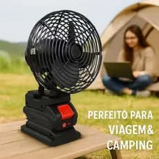 Ventilador portátil com bateria recarregável--9631