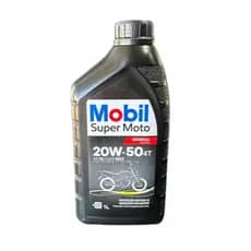 Óleo de Motor de Moto MOBIL 20w50 Mineral. 1 Litro