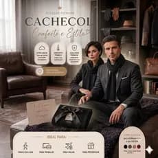 Cachecol Unissex Microssof antialérgico 160cm x 25cm