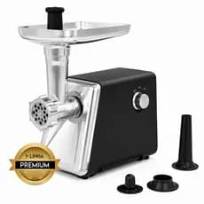 Moedor de Carne Linguiça Triturador 2000W Processador Elétrico 110V e 220V Funil Kibe Frango