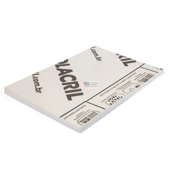 25 Folhas papel Offset Adesivo formato A4 Fosco Adesivo 173g (com o Liner)