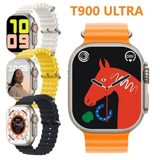 IWO Novo Relógio T900 Ultra Smart Watch Homens Bluetooth Chamada Smartwatch Série 8 Mensagem Lembrete Mulheres Para Appl