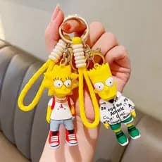 Chaveiro Família Keychain Simpson Celebrity/Cartoon Doll Pendant Pequeno Presente