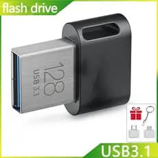 Driver De Memória Super Mini Flash 32GB/64GB/128GB/256GB/512GB/1TB/2TB usb3.1 Thumb , Com Adaptador TYPE-C , Adequado Pa