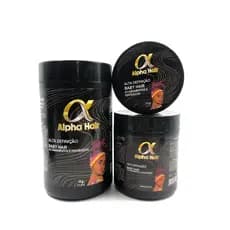 Modeladora de cabelo Para Acabamentos e Penteados da ALPHA HAIR 1kg, 500g ou 150g