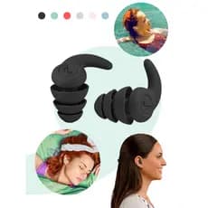 Kit Tampão Ouvido 2 Pares Protetor Auricular Dormir Natação
