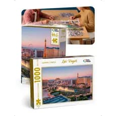 Quebra Cabeça 1000 Peças Las Vegas Paisagem Infantil Adultos