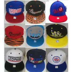 Boné Infantil bordado Aba Reta New York Leopard Original presente de aniversári
