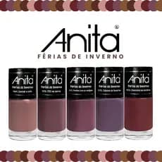 Kit Esmaltes Anita Nova Coleção Férias de Inverno Esmalte Atacado Lançamento