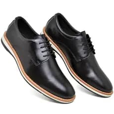 Sapato Casual Masculino Confortável Derby Oxford Sapatenis Couro Social Presente Dia Pai