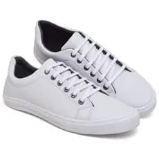Tenis Casual Masculino Confortavel Sola Reta Sapatenis Social Trabalho Presente Dia Pais