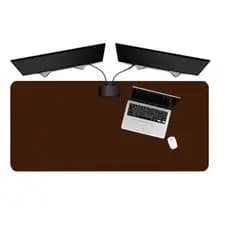 Desk Pad 120x40 p/ Computador Notebook em Couro + porta copo