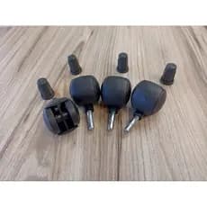 RODÍZIO 30 MM COM PINO ( KIT 4 PEÇAS COM BUCHAS)