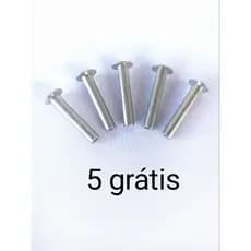 rebite alumínio semi tubular cabeça chata  (5 grátis)