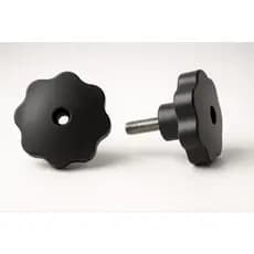 KIT MANÍPULO MARGARIDA 5/16" COM PARAFUSO E ROSCA INTERNA/ FIXAÇÃO MANUAL REFORÇADA