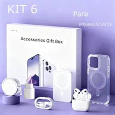 Kit Carregador iPhone 20W PD com Power Bank 5000mAh e Caixa de Presente – Acessórios Elegantes P2