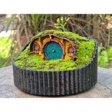 Toca hobbit para vasos de planta, terrários e aquários