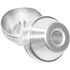 12 Forminhas Mini Pudim 6×4 –  (9,5cm Boca x 6,0cm Fundo x 4cm Altura) - FigueirasFormas