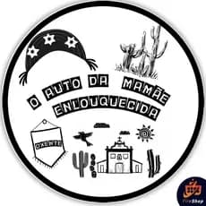 Capa Painel Festa 50x50 O AUTO DA MAMÃE ENLOUQUECIDA -  DIA DAS MÃES - Tecido Sublimado C/ Elástico