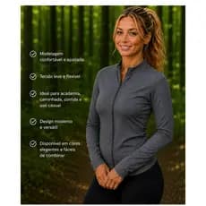 Kit 3 Jaquetas Femininas Dry Fit Caminhada Treino Corrida e Lazer