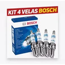 Jogo De Velas Bosch - Fox - Gol G4 - Voyage - Polo - Kombi - Saveiro 1.0 1.6 8v Flex Sp30