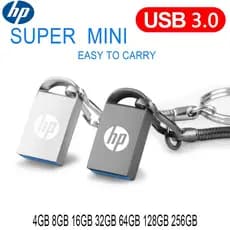 Pen Drive À Prova D'água HP Mini Metal USB 3.0 4 Gb 32 64 128 256