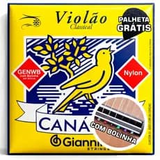Corda de Violão Nylon COM Bolinha Melhor Jogo de Cordas para Violão Nylon Bem Avaliado Giannini