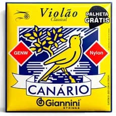 Cordas de Nylon para Violão SEM BOLINHA Giannini Canário Melhor Jogo de Cordas Completo Muito Barato