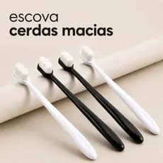 Escova de Dentes com Muitas Cerdas Extra Macia Saúde Bucal Higienização Confortável Mícron Japonesa