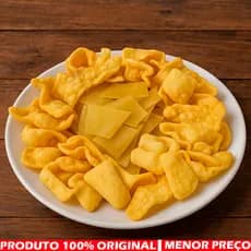 Pururuca Lisa Para Fritar, 3kgs, Pallets De Trigo Aperitivo Saboroso Crocante Crua Envio Imediato...