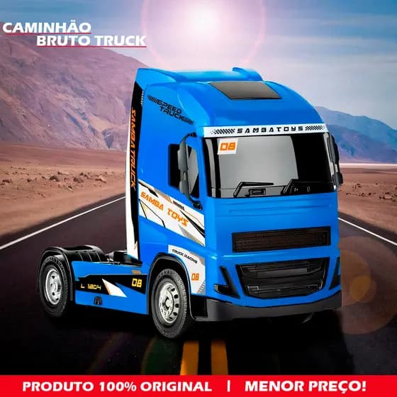 Caminhão  Brinquedo Infantil Carrinho Bruto Truck Racing Roda Livre Realista Colecionável 4x4 Envio Imediato