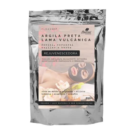Argila Preta/Lama Vulcânica (Rejuvenescedora) - 250g