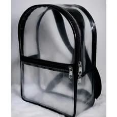 Mochila Plástico Transparente Cristal/trabalho/escola/praia