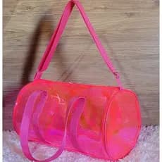 Mala Maleta Transparente Cristal/trabalho/escola/praia/enfermagem/academia