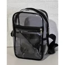 Kit Atacado 15  Bolsa Shoulder Bag Transparente Neon, Cristal 0.40, Transversal bolsa de ombro, Praia e Piscina