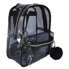 Mochila Transparente Grande Neon