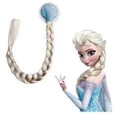 Presilha Trança Frozen Princesa Elsa Grampo De Cabelo