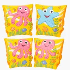 Boia de Braço Infantil Amigos do Mar - Estrela azul ou Polvo vermelho 3 a 6 anos – 19 a 30kg