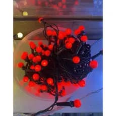 Pisca 100 LEDs Vermelha ( 110V Ou 220V ) 8 Funções 8m CEREJINHA Bolinhas PISCA PISCA CEREJINHA