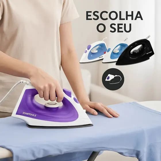 Ferro de Passar Roupa a Vapor 127V/220V
