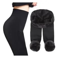 Meia calça Com pé segunda pele Flanelada Térmica FIO 80 Grossa Inverno e Frio Tamanho únic Quentinha