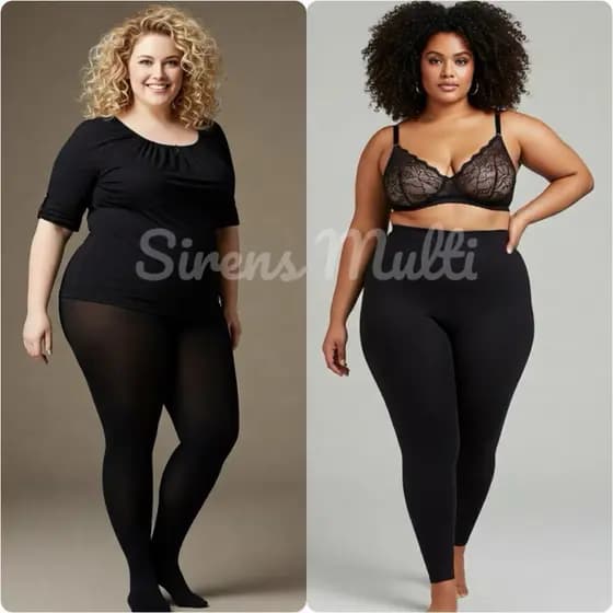 Meia Calça PLUS SIZE Termica e Flanelada Segunda Pele Cintura Alta Inverno e Frio Quentinha e Grossa