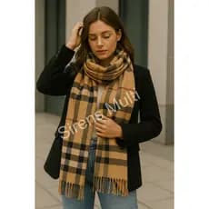 Cachecol Xadrez Lenço Xale Quentinho para o Frio Outono e Inverno Feminino e Unissex