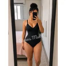 Body Cinta Premium Modelador Alta Compressão Bojo Removível Redutor Medidas Cintura com Regulagem