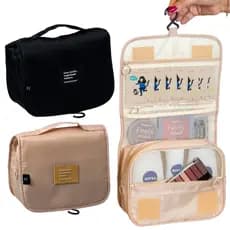 Necessaire Bolsa masculino feminina Viagem Organizador de Objetos de Higiene Pessoal Com Divisória