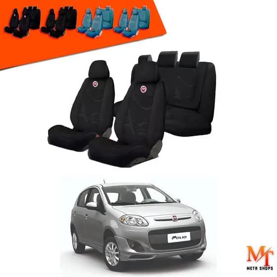CAPAS DE BANCO ORIGINAL GROSSA A MESMA QUE VEM DE FÁBRICA NOS CARROS. ATENÇÃO: Por ser a capa Original não há possibilidade de escolher o tipo de estampa, a capa vai toda preta, com estampa discreta no centro da capa. Você vai adorar e se impressionar com