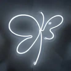 Letreiro Led Borboleta Neon Decorativo Butterfly