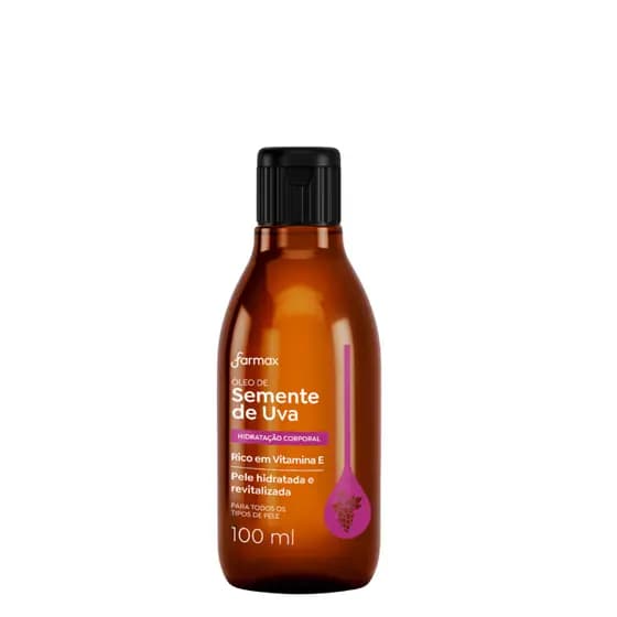 Óleo Capilar e Corporal Uva 100ml Farmax